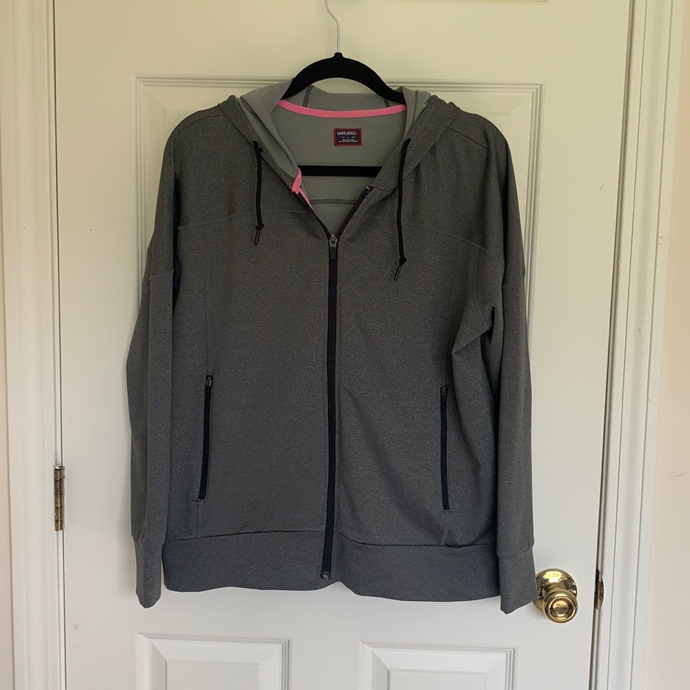 Women’s full zip untuck it jacket- L